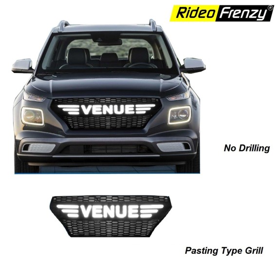 Buy Hyundai Venue 2019 | 2020 Customized Grill | Imported | ABS Moulded | Custom Fit Design