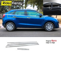 Buy Maruti Baleno Window Frame Chrome Garnish | Stainless Steel | original 6 pcs