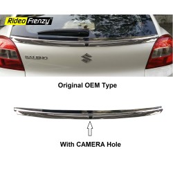 Maruti Baleno Chrome Dickey Spoiler with Camera Hole | Original OEM Type