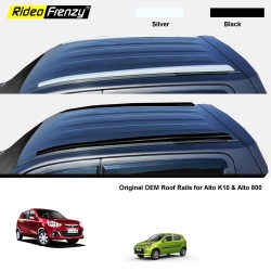 Maruti Alto K10 & Alto 800 Original Roof Rails| Drill Free | Climber Type Orange