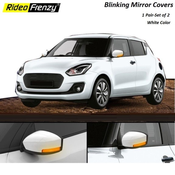 Buy New Suzuki Swift Mirror Covers | Specialized White ABS Material