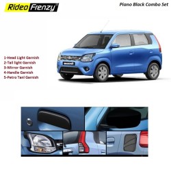 Buy New Maruti WagonR 2019 | 2020 Chrome Combo Garnish Set 5 | Triple Layered Chrome Plating