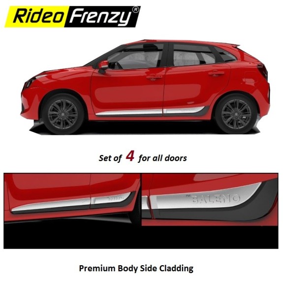 Buy Maruti Suzuki Baleno Side Cladding (Beading) | Heavy Duty Original OEM type