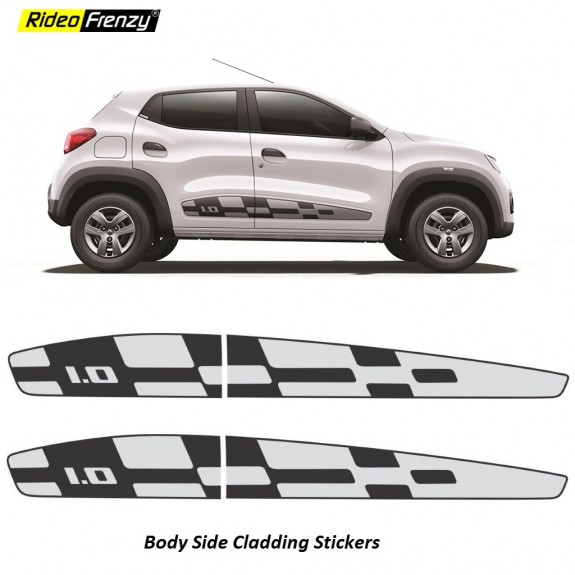 Buy Kwid Body Cladding Graphics Stickers | Complete Set | Original OEM Type