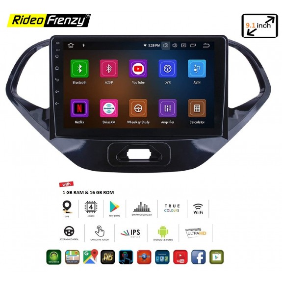 Ford Freestyle Android Double Din Stereo System | 9.1 inch with GPS/Wi-Fi/Navigation/Mirror Link/Bluetooth