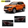 Buy Kia Seltos Chrome Tail light Garnish online India | Best Selling Kia Seltos Chrome Accessories