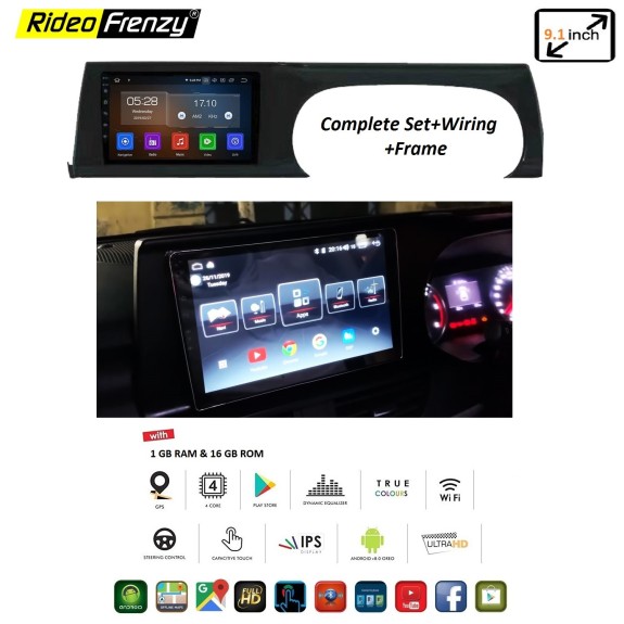 Buy Kia Seltos Android Double Din Stereo System | 9.1 inch with GPS/Wi-Fi/Navigation/Mirror Link/Bluetooth