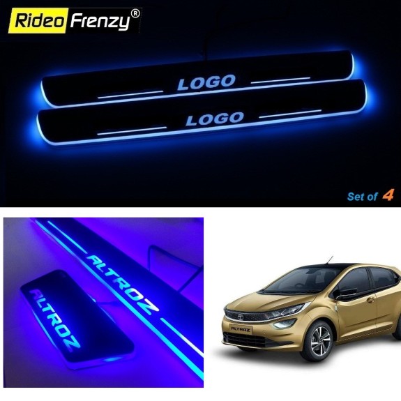 Buy Tata Altroz 3D Power LED Illuminated Sill/Scuff Plates | Anti-Rust Running Protection