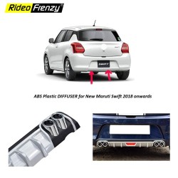 Buy Sporty Bumper Skirt Diffuser for New Maruti Swift 2018 Onwards | Always low price & Best Quality Guarantee