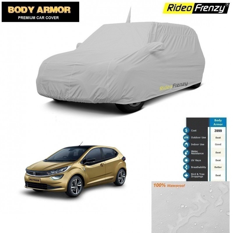 Buy Tata Altroz Body Cover with Mirror Pockets & Antenna