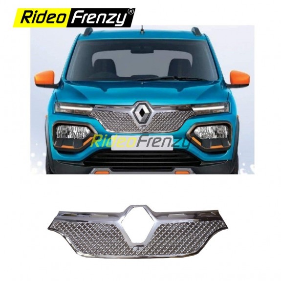 Buy New Renault Kwid 2020 Front Chrome Grill Garnish | Imported Quality Bently Design
