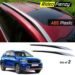 Buy Kia Sonet Roof Rails ABS Plastic | Imported Quality | Drill Free | Classy Dual Tone