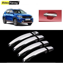 Buy Kia Sonet Door Chrome Handle Covers | Imported Quality Rustfree