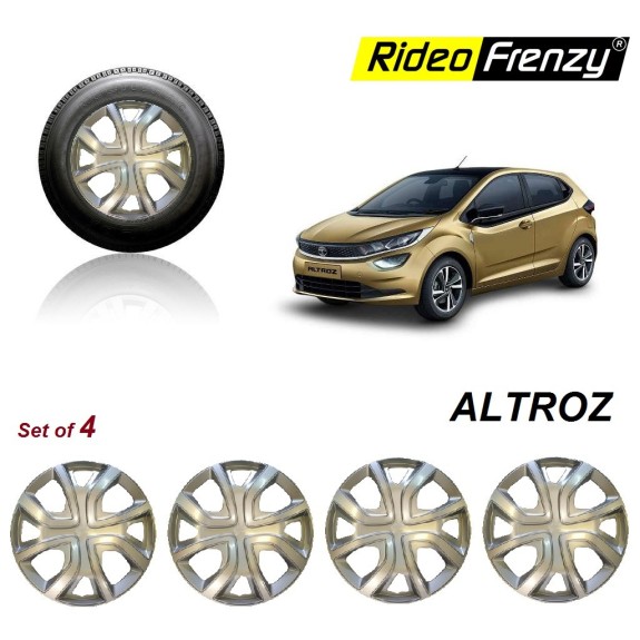 Buy Tata Altroz Wheel Covers Cap | ABS plastic | Silver Color OE Type
