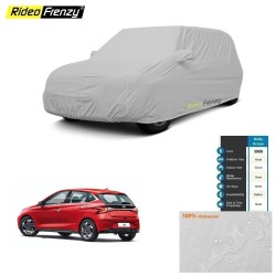 Buy All New i20 Elite 2020 Custom Fit Car Body Cover Mirror Pockets & Antenna | 100% Waterproof Body Armor