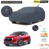 Buy Nissan Magnite Body Cover with Antenna and Mirror Pockets | 3D Cross Knitted Fabric | UV & Tear Resistant