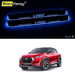 Buy Nissan Magnite 3D Power LED Illuminated Sill/Scuff Plates | Illuminated Scuff Plates for Nissan Magnite