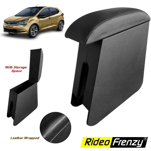Buy Tata Altroz Original OE Type Arm Rest | Custom Fit Leather Wrapped | Drillfree