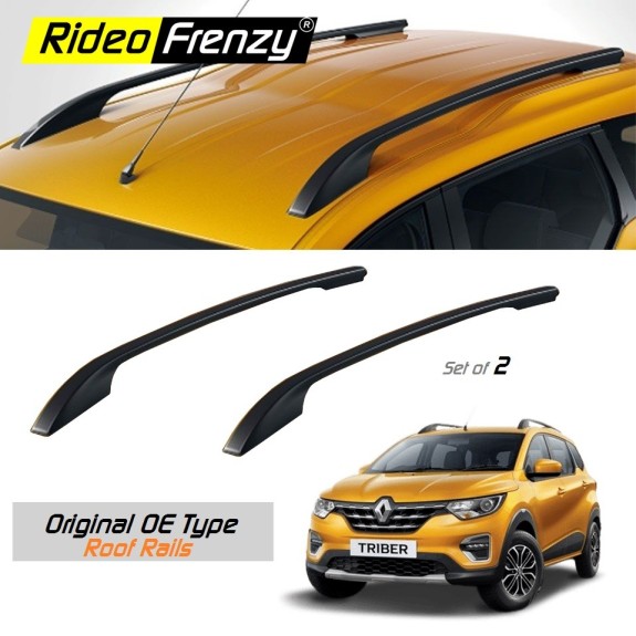Buy Renault Triber Roof Rails ABS Plastic | Imported Quality | Drill Free | OE Type Fitting