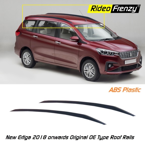 Buy Maruti New Ertiga 2018 onwards Roof Rails ABS Plastic | Imported Quality | Drill Free | OE Type Fitting