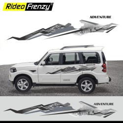 Buy Mahindra Scorpio 2014 onwards Body Graphics Stickers | 3rd Generation | Original Sticker