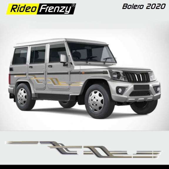 Buy Mahindra Bolero 2020 BS6 OE Type Body Graphics Decal Stickers | Original