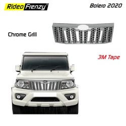 Buy Mahindra Bolero 2020 BS6 Front Chrome Grill Garnish | Imported Quality Bently Design