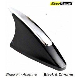 Buy Premium Quality Black-Chrome Shark Fin Antenna online India