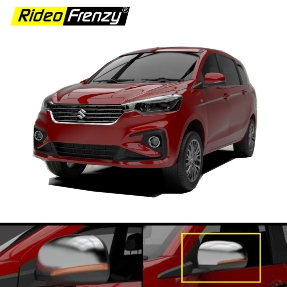 Buy New Suzuki Ertiga 2018 | 2019 | 2020+ Chrome Mirror Covers Garnish | Triple Layered Chrome Plating