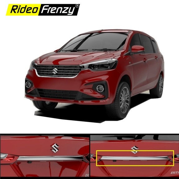 Buy New Suzuki Ertiga 2018 | 2019 | 2020+ Chrome Licence Plate Dickey | Triple Chrome Plating