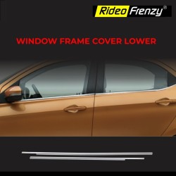 Buy Tata Tiago and Tigor Lower Window Garnish Online | Stainless Steel Original