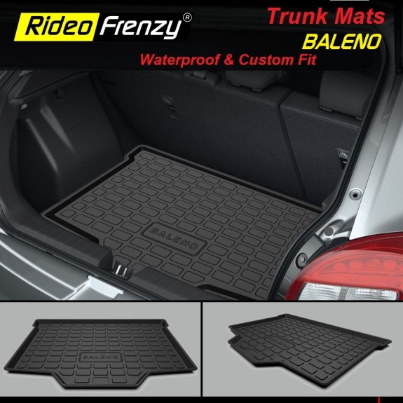 Buy Maruti Baleno Rubber PVC Cargo Trunk/Boot/Dicky Mats | Heavy Duty Perfect Fit