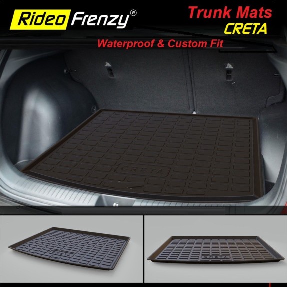 Buy Hyundai Creta Rubber PVC Cargo Trunk/Boot/Dicky Mats | Heavy Duty Perfect Fit