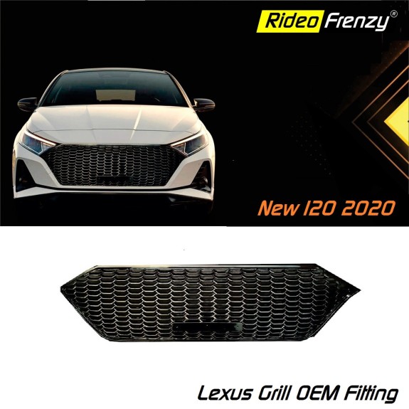 Buy New Elite i20 2020 Customized Grill | Imported | ABS Moulded | Custom Fit Lexux Design