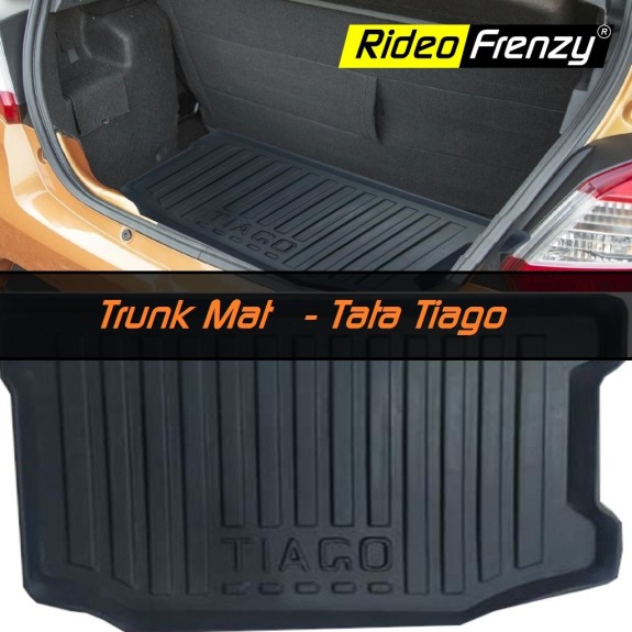 Buy Tata Tiago Rubber PVC Cargo Trunk/Boot/Dicky Mats | Heavy Duty Perfect Fit