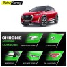 Buy Nissan Magnite Chrome Accessories Garnish Combo Kit | Rustfree & Triple Chrome Plating