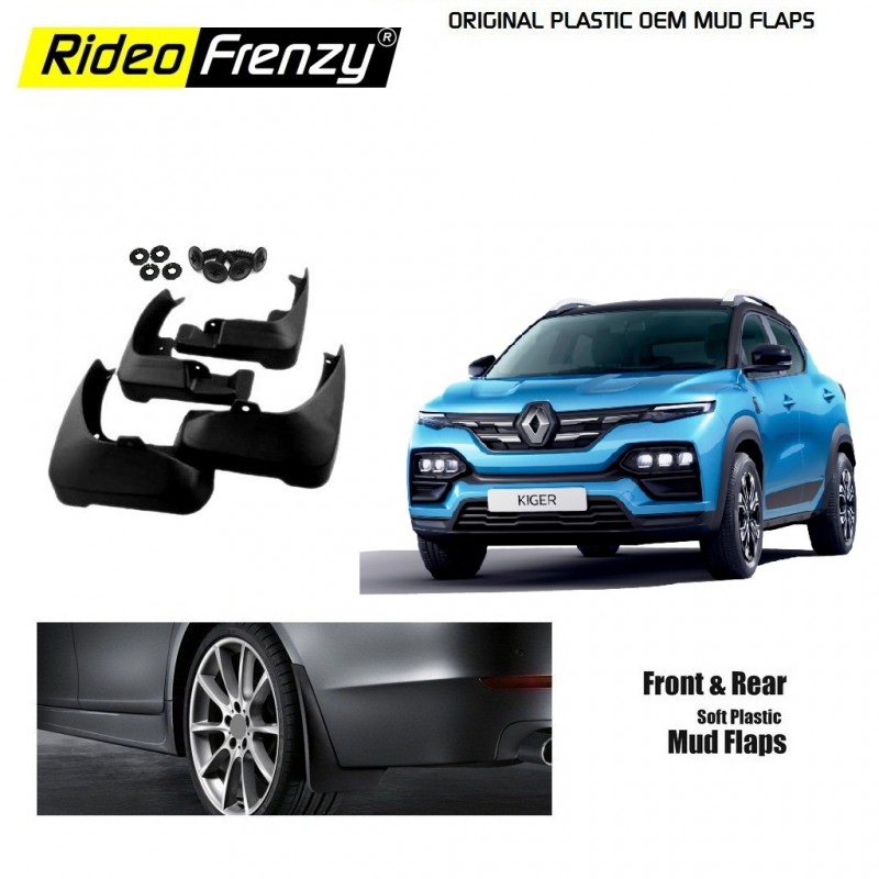 Buy Renault Kiger Mud Flaps | ABS Plastic | Original OE Type Fitting