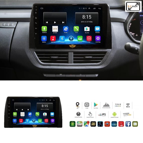 Buy Renault Kiger Android Double Din Stereo System | Touch Screen music system for Renault Kiger