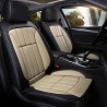 Buy RideoFrenzy Luxury Nappa Leather Car Seat Covers | Skin Fit Tailor Made | Raft Beige and Black | 20mm Evlon Foam