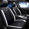 Buy RideoFrenzy Luxury Nappa Leather Car Seat Covers | Skin Fit Tailor Made | GRIFH Black and White | 20mm Evlon Foam