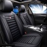 Buy RideoFrenzy Luxury Nappa Leather Car Seat Covers | Skin Fit Tailor Made | GRIFH Supreme Black | 20mm Evlon Foam