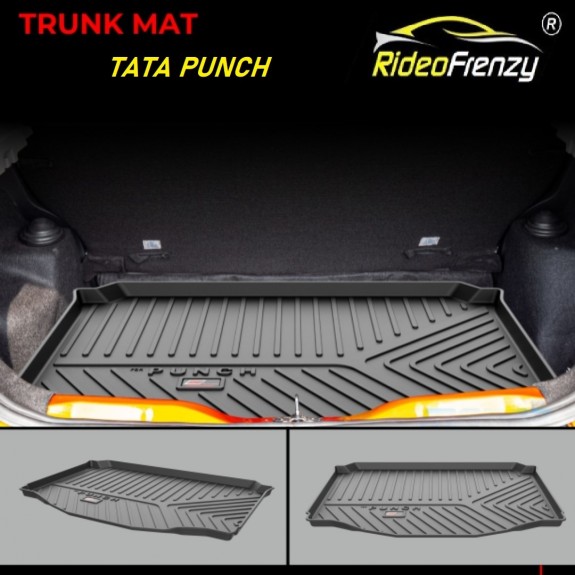 Buy Tata Punch Rubber PVC Cargo Trunk/Boot/Dicky Mats | Heavy Duty Perfect Fit