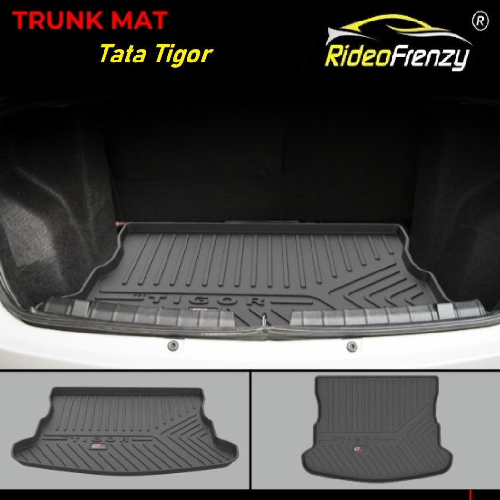 Buy Tata Tigor Rubber PVC Cargo Trunk/Boot/Dicky Mats | Heavy Duty Perfect Fit