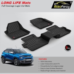 Buy Tata Punch Rubber PVC Laser Cut Floor Mats | Heavy Duty Perfect Fit