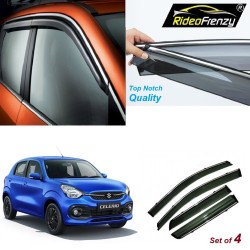 Buy New Celerio 2021 Chrome Line Door Visors | Unbreakable ABS Plastic