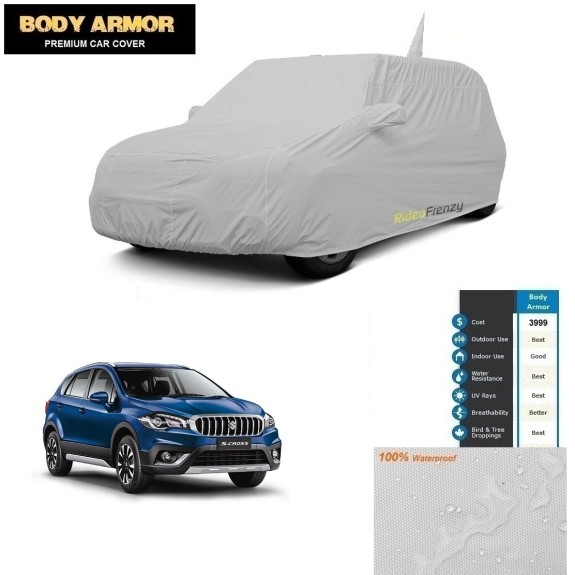 Buy Maruti S-Cross Body Cover with Mirror Pockets & Antenna |100%  Waterproof