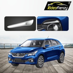 Buy New Maruti Baleno 2022 Fog Light Chrome Garnish Covers | Triple Chrome Plating