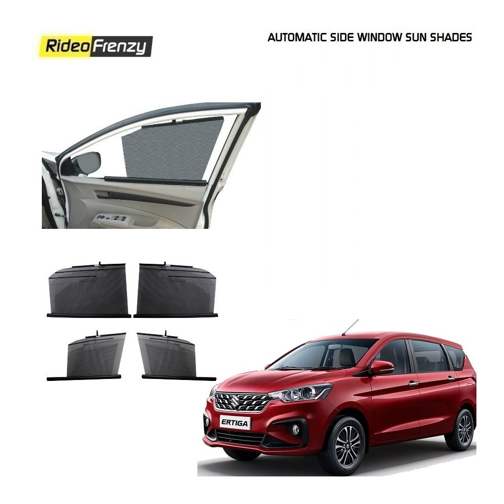 Buy Maruti New Ertiga & XL6 Automatic Side Window Sun Shade | 4 pieces Set | Imported Quality