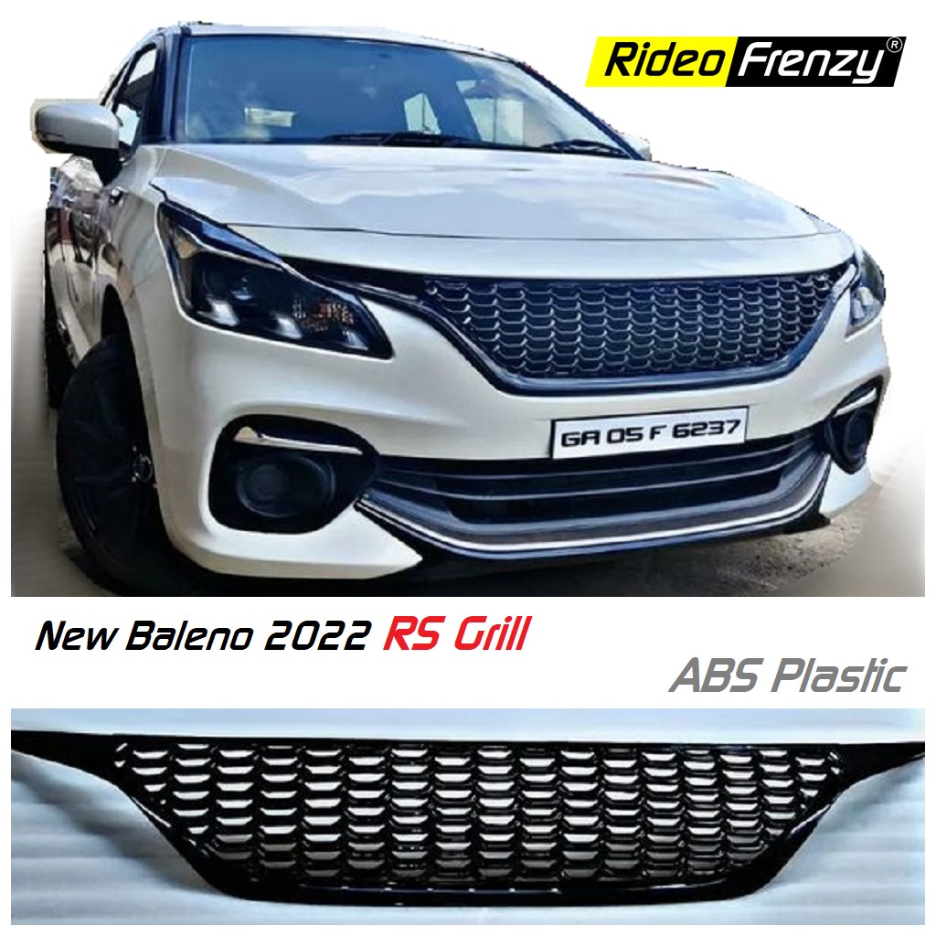 New Baleno 2022 Modified Front Grill | Imported | ABS Moulded | Custom Fit RS Design
