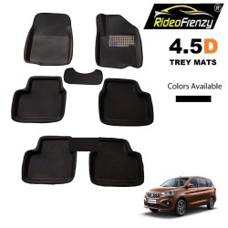 Buy Ultra Light Bucket 4.5D Crocodile Floor Mats for Maruti New Ertiga 2018 onwards | Trey Fit Floor Mats